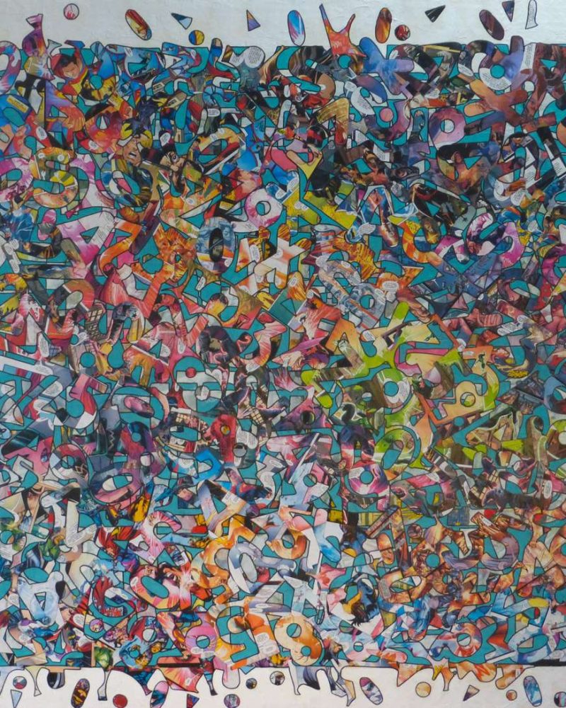 Les-grandes-vacances - 100x100cm