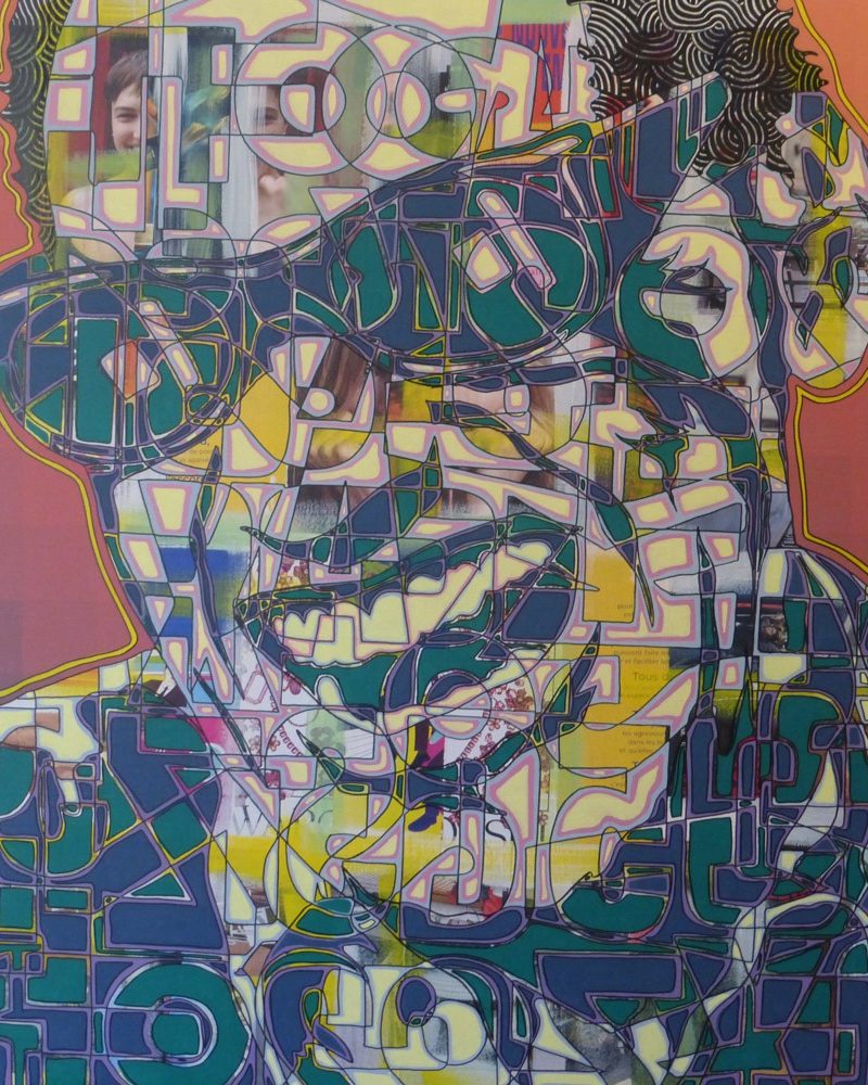 the sound of painting 100x100