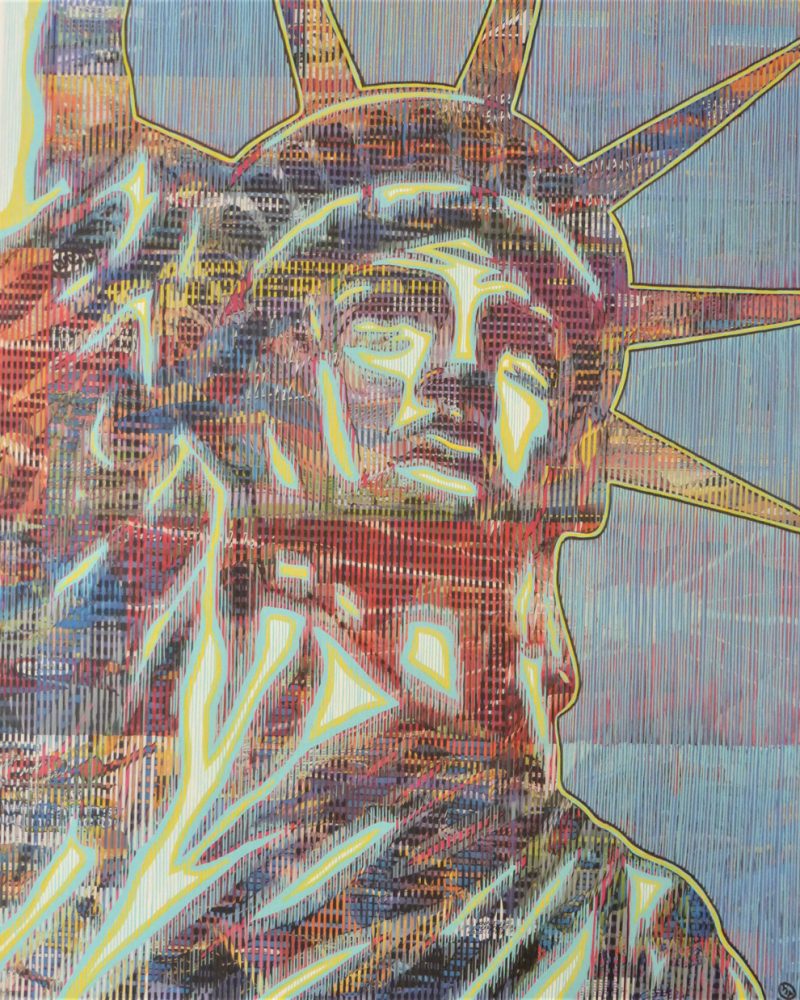 ladyliberty variation 100x80